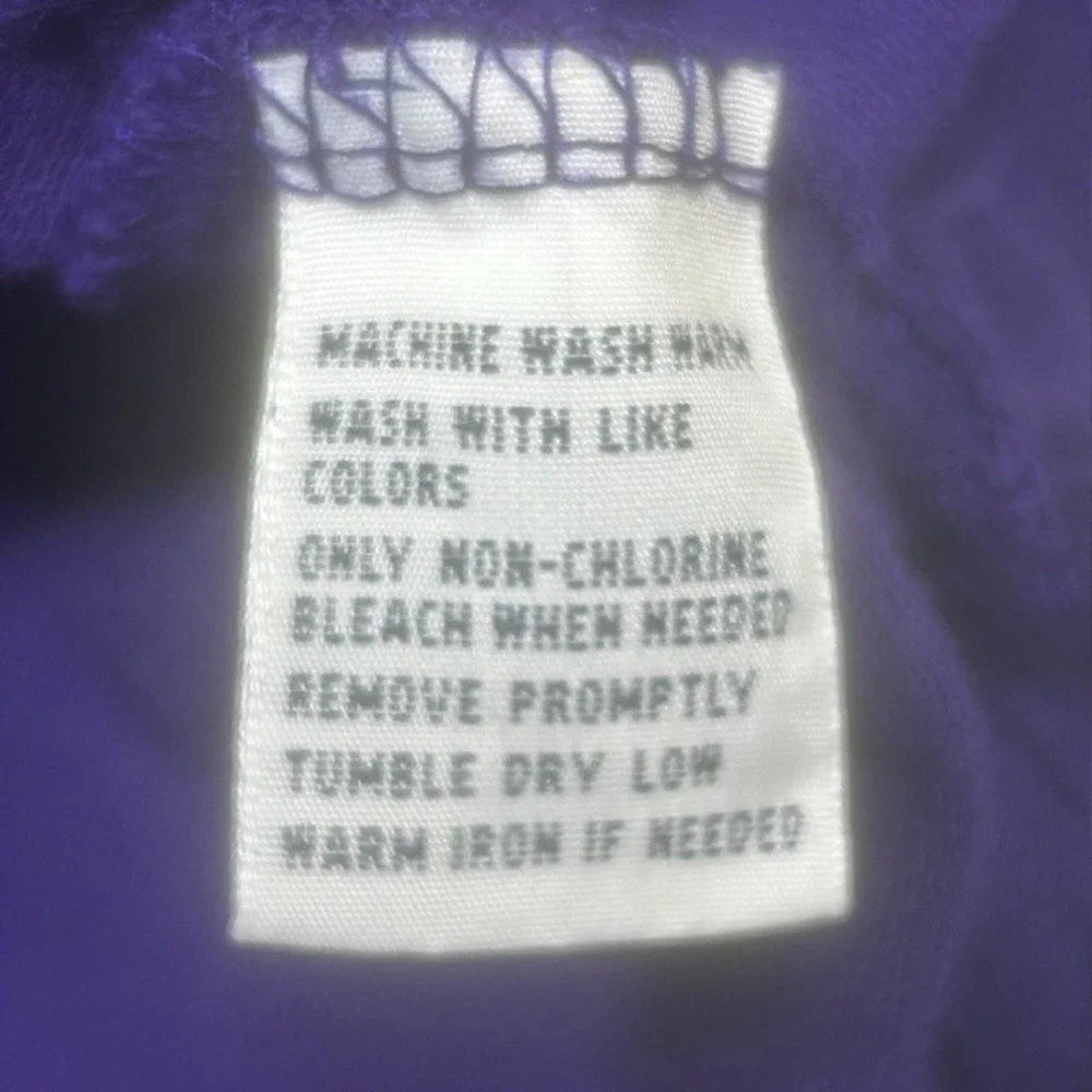 Vintage Polo Ralph Lauren Shirt Men's 2XL Purple NO PONY Casual Short Sleeve Y2K